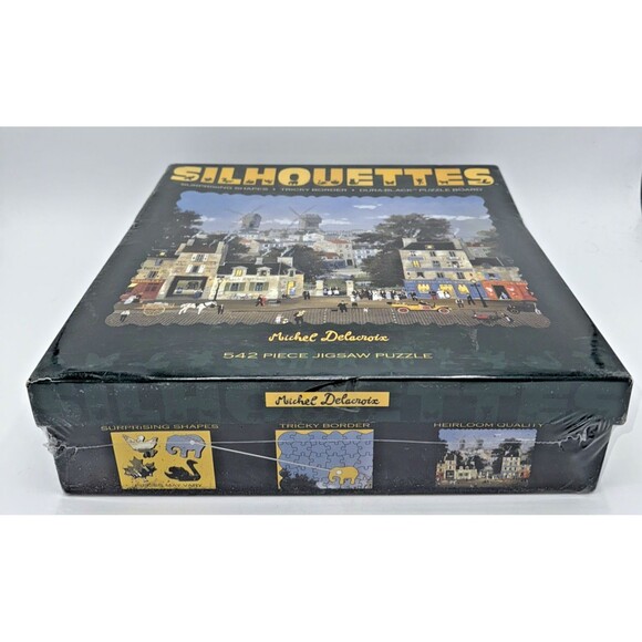 SILHOUETTES Jigsaw Puzzle 542 Pc Michael Delacroix 29 x 23 #1101-6Tricky Borders - Picture 8 of 9